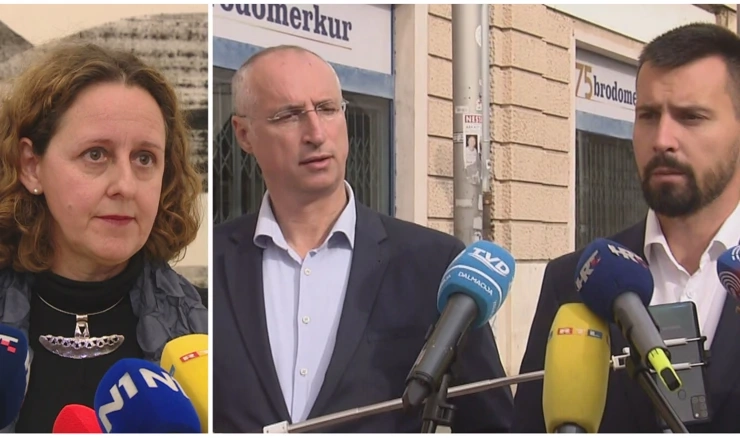 Nina Obiljen Koržinek, Ivica Puljak i Bojan Ivošević 