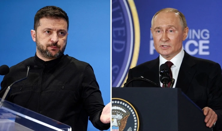 Volodimir Zelenski / Vladimir Putin