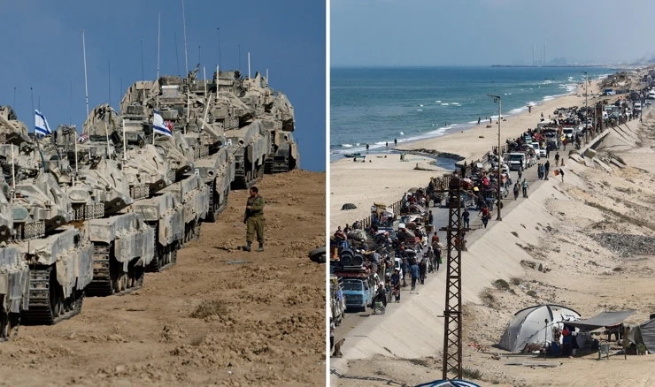 Izraelski tenkovi kod ulaza u Gazu / Palestinci bježe iz grada Gaze