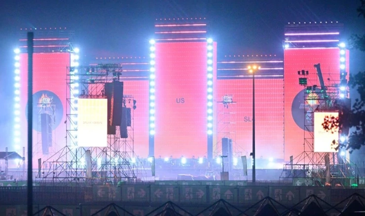 Pripreme uoči koncerta Marka Perkovića Thompsona