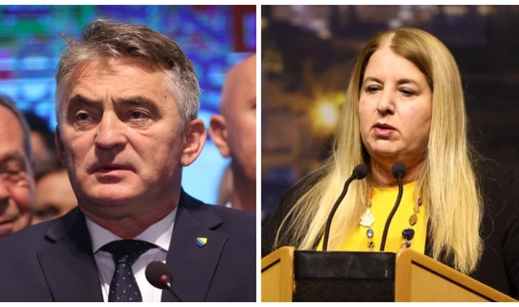 Željko Komšić i Galit Peleg