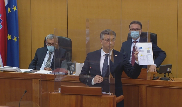 Plenković: Sustav digitalnih covid potvrda je u funkciji