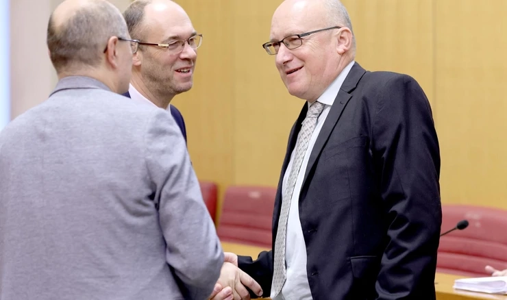 Državni tajnik Zdravko Jakop (desno)