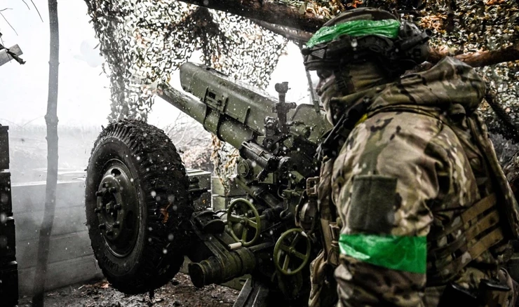 Djelovanje ukrajinskog topništva u smjeru Pokrovska