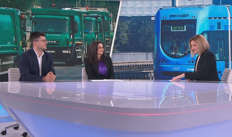Krešimir Rotim i Vinka Ilak u emisiji "Studio 4"