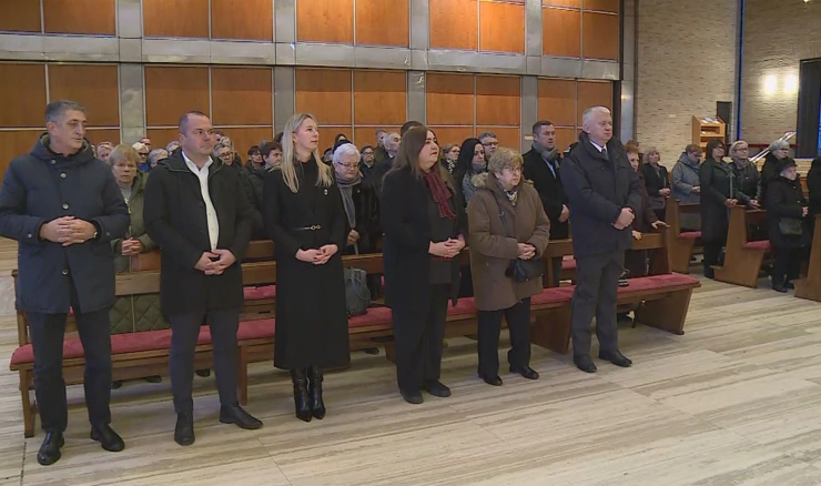 Članovi obitelji nestalih branitelja na misi u crkvi Sv. Mati Slobode