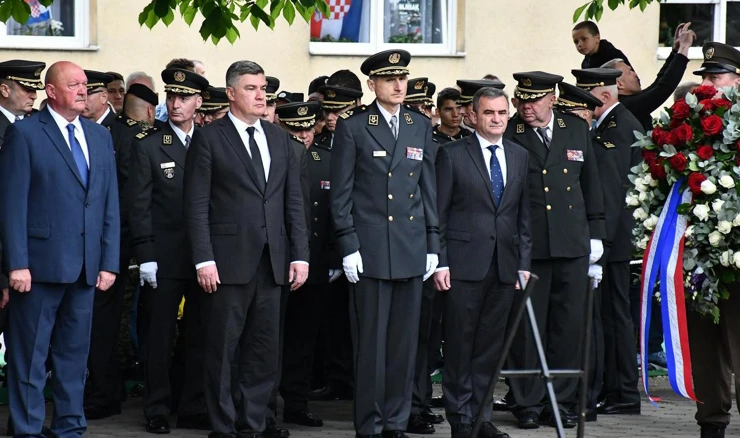 Obilježavanje 29. obljetnice VRO 'Bljesak' u Okučanima, arhivska fotografija