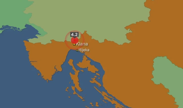 Potres na granici Hrvatske i Slovenije