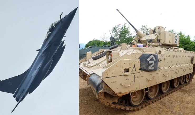 Francuski Rafale i američki Bradley