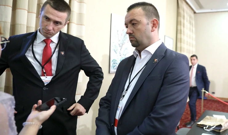 Ivan Penava i Marijan Pavliček, bivši i sadašnji gradonačelnik Vukovara