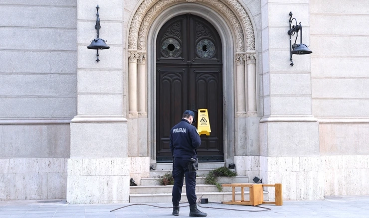 Vandalizirana pravoslavna crkva na Cvjetnom trgu