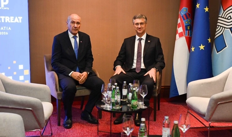 Janez Janša i Andrej Plenković
