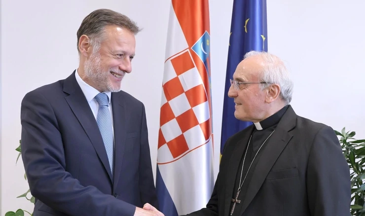 Gordan Jandroković i apostolski nuncij Leopoldo Girelli