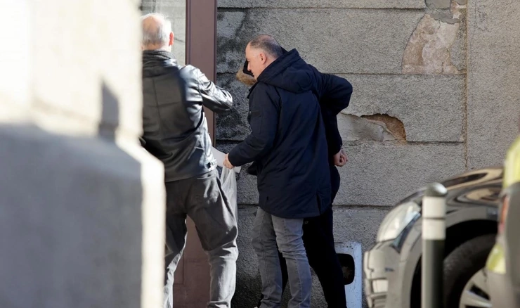 Privođenje jednog od napadača, Rijeka, 13. veljače