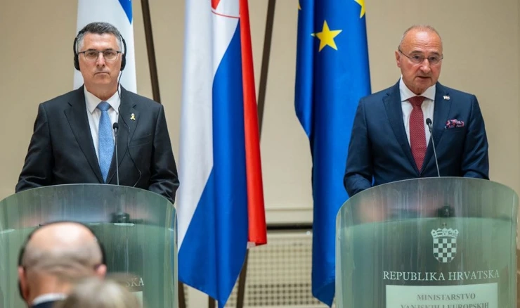 Gideon Sa'ar i Gordan Grlić Radman