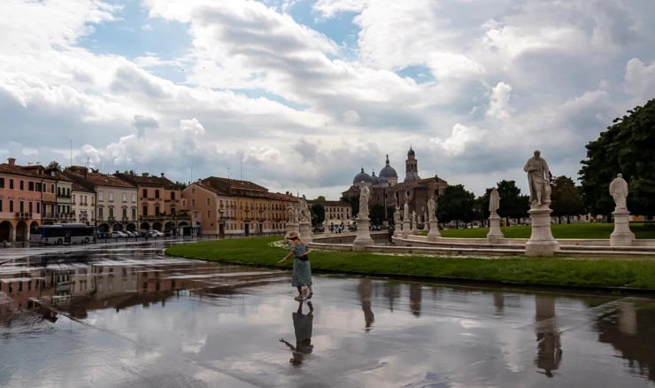 Kiša u regiji Veneto, Italija