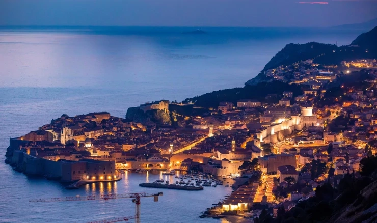 Pogled na Dubrovnik sa Srđa