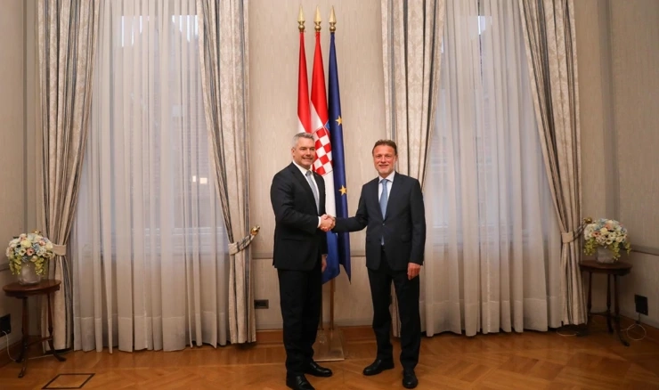Karl Nehammer i Gordan Jandroković