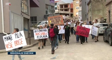 Puljani prosvjeduju protiv gradnje parkirališta u Pragrandeu