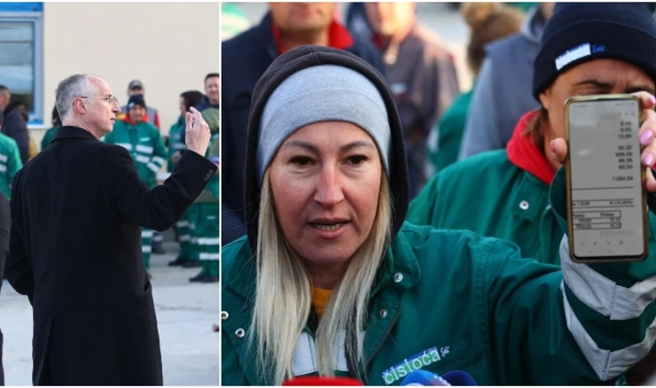 Radnici splitske Čistoće u štrajku