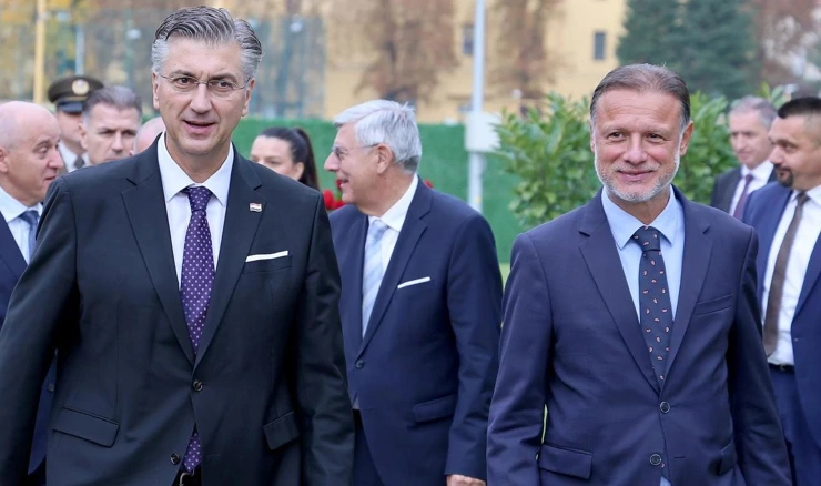 Andrej Plenković i Gordan Jandroković