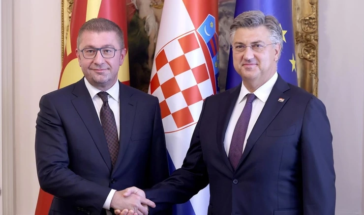 Plenković primio predsjednika Vlade Sjeverne Makedonije