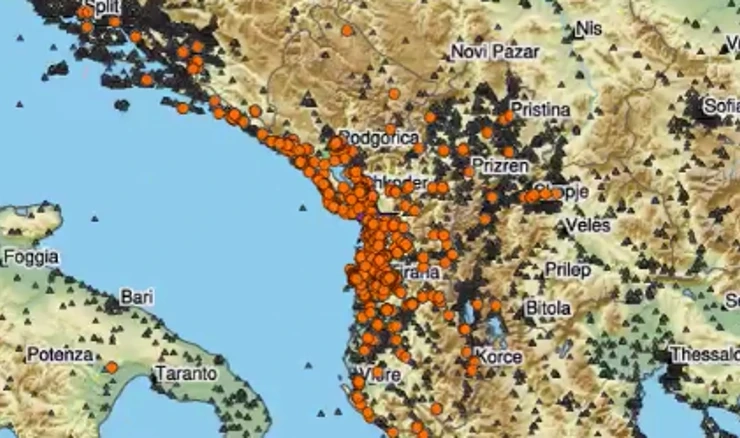 Potres od 4,8 Richtera pogodio Albaniju