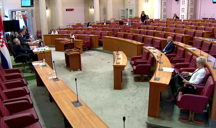Izlaganje slobodnih govora u Saboru