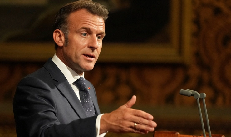Francuski predsjednik Emmanuel Macron u britanskom parlamentu