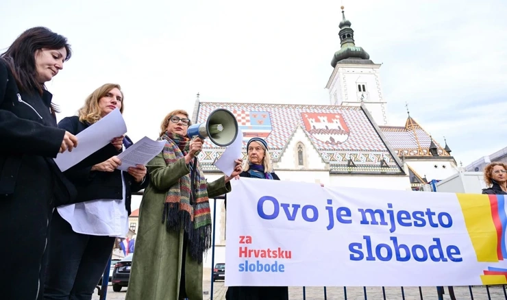 Performans na Trgu svetog Marka