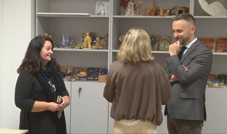 Ministar Marin Piletić u novim prostorijama centra