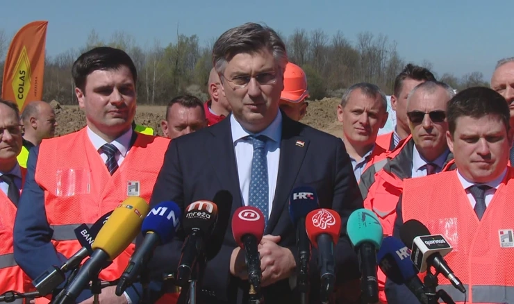 Andrej Plenković u Sisku