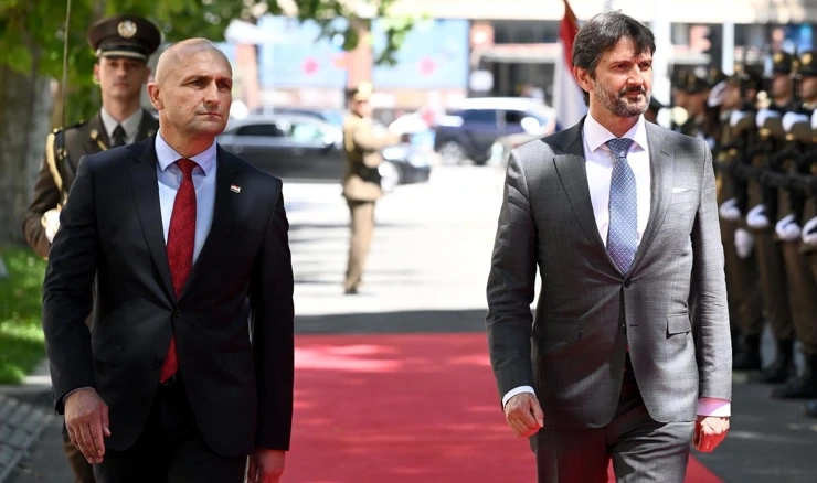 Ministar obrane Ivan Anušić primio slovačkog kolegu Roberta Kalinaka 