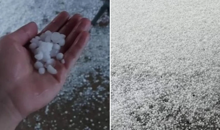 Nevrijeme u Krapinsko-zagorskoj županiji - padala tuča veličine lješnjaka-oraha