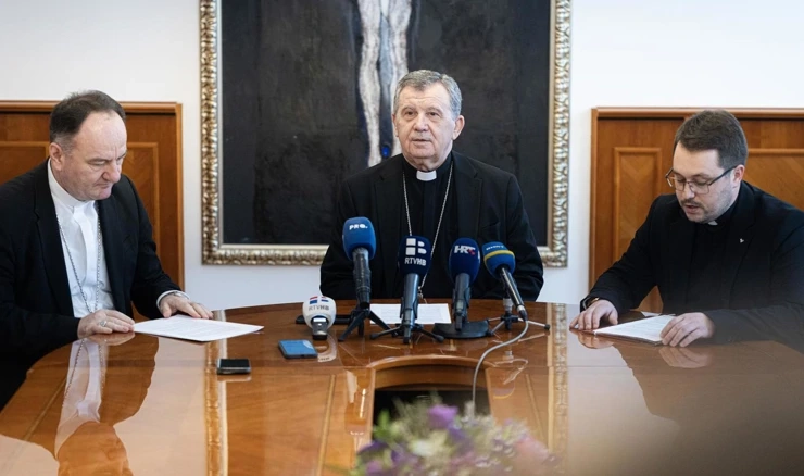 Predsjednik BK BiH Tomo Vukšić (sredina)