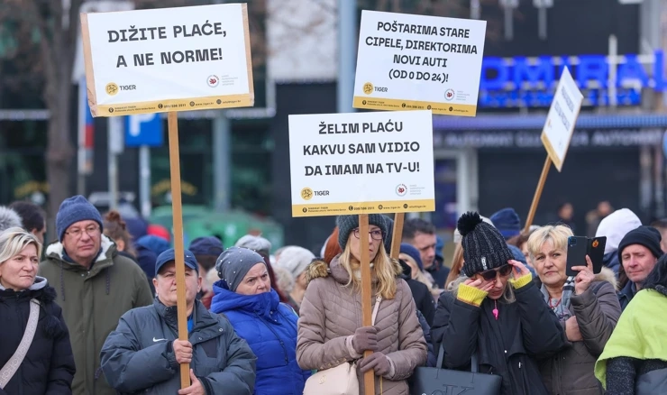 Prosvjed, arhivska fotografija