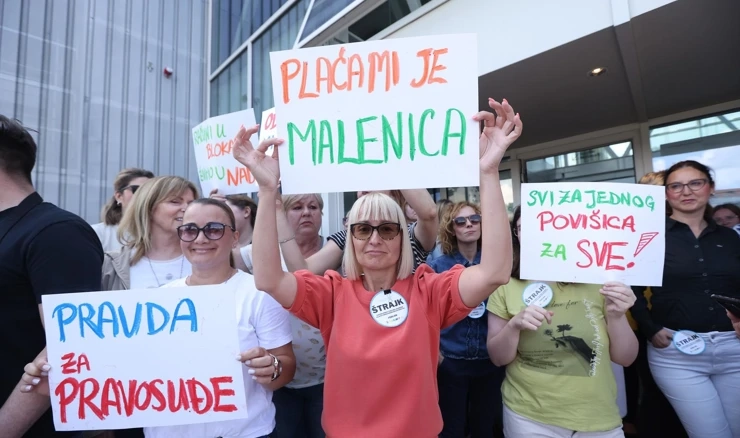 Štrajk djelatnika u pravosuđu
