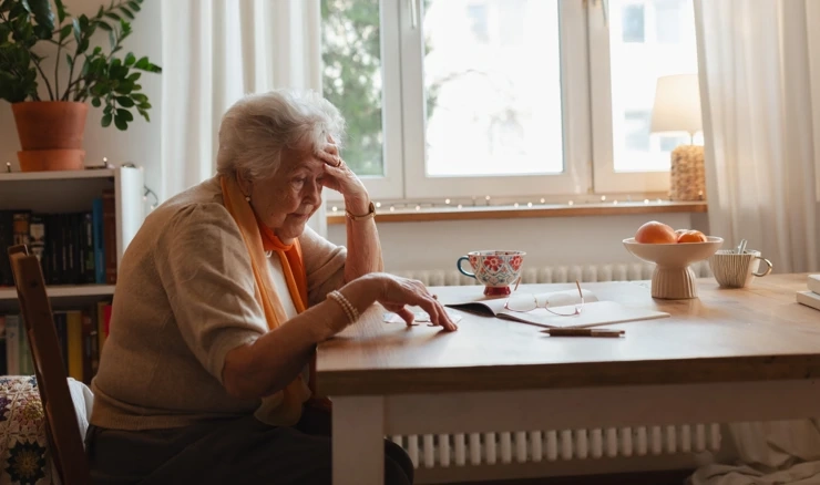 Umirovljenica čeka svoju mirovinu 