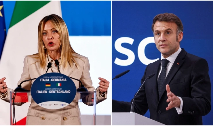 Meloni i Macron
