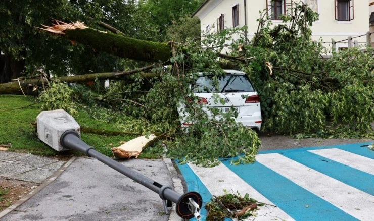 Posljedice nevremena u Sloveniji