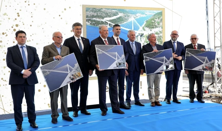 Plenković sudjelovao na obilježavanju 20 godina od završetka radova na mostu dr. Franja Tuđmana 