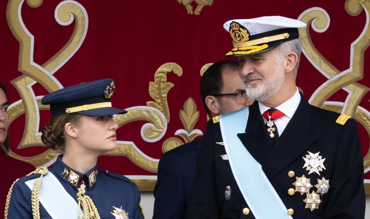 Španjolski kralj i princeza Leonor 
