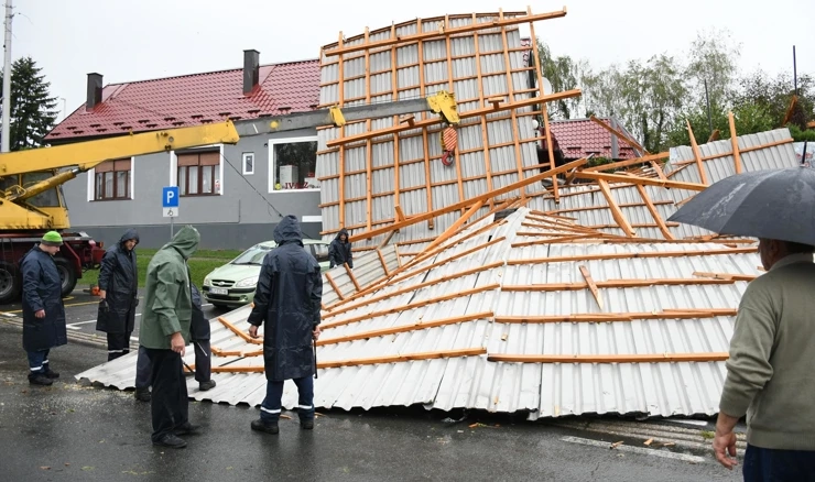 Posljedice nevremena u Čazmi