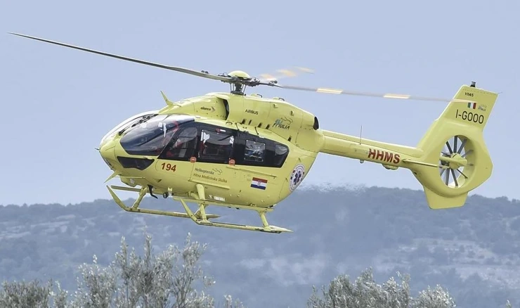  Helikopterska hitna medicinska služba na intervenciji, arhivska fotografija