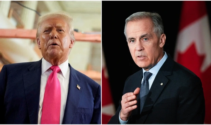 Donald Trump i  Mark Carney