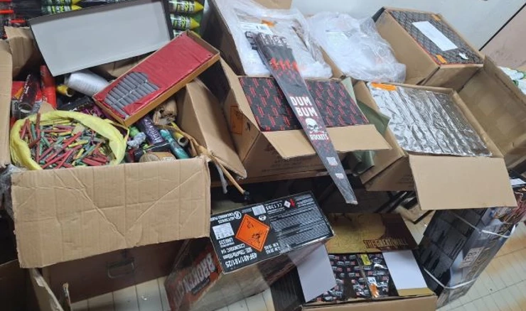 Zaplijenjena pirotehnika 