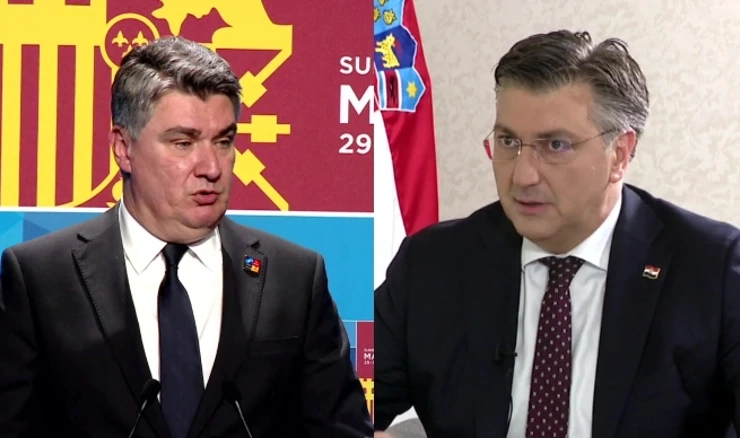 Zoran Milanović i Andrej Plenković