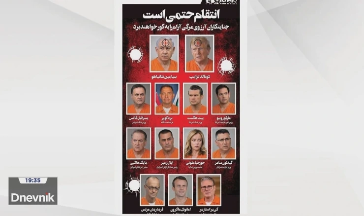 Iranske novine objavile Trumpa, Macrona i druge čelnike kao mete osvete