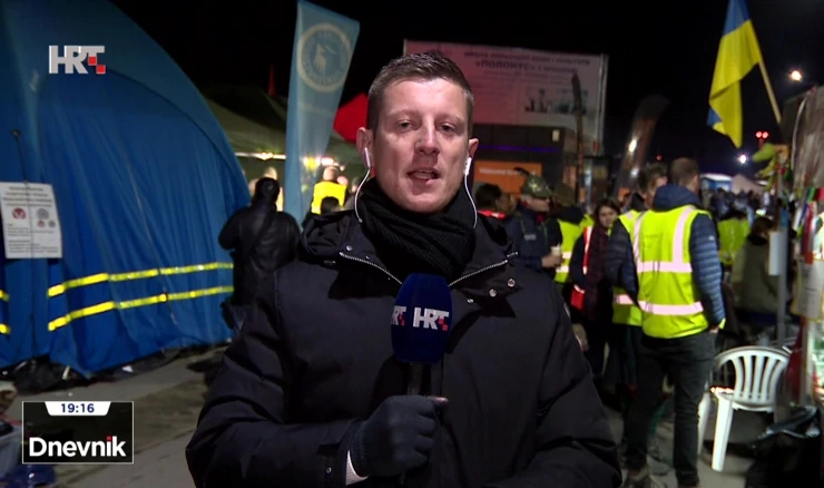 Marko Percan s graničnog prijelaza Medyka
