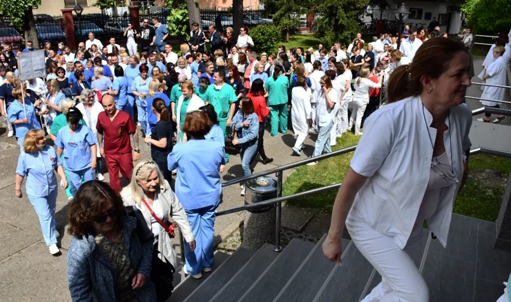 Prosvjed medicinskih sestara, arhivska fotografija 